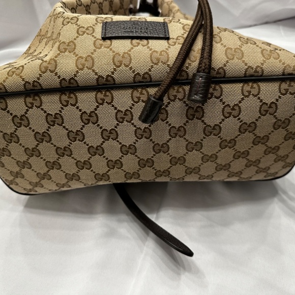 Sold!! Gucci GG Drawstring Backpack - Picture 3 of 5
